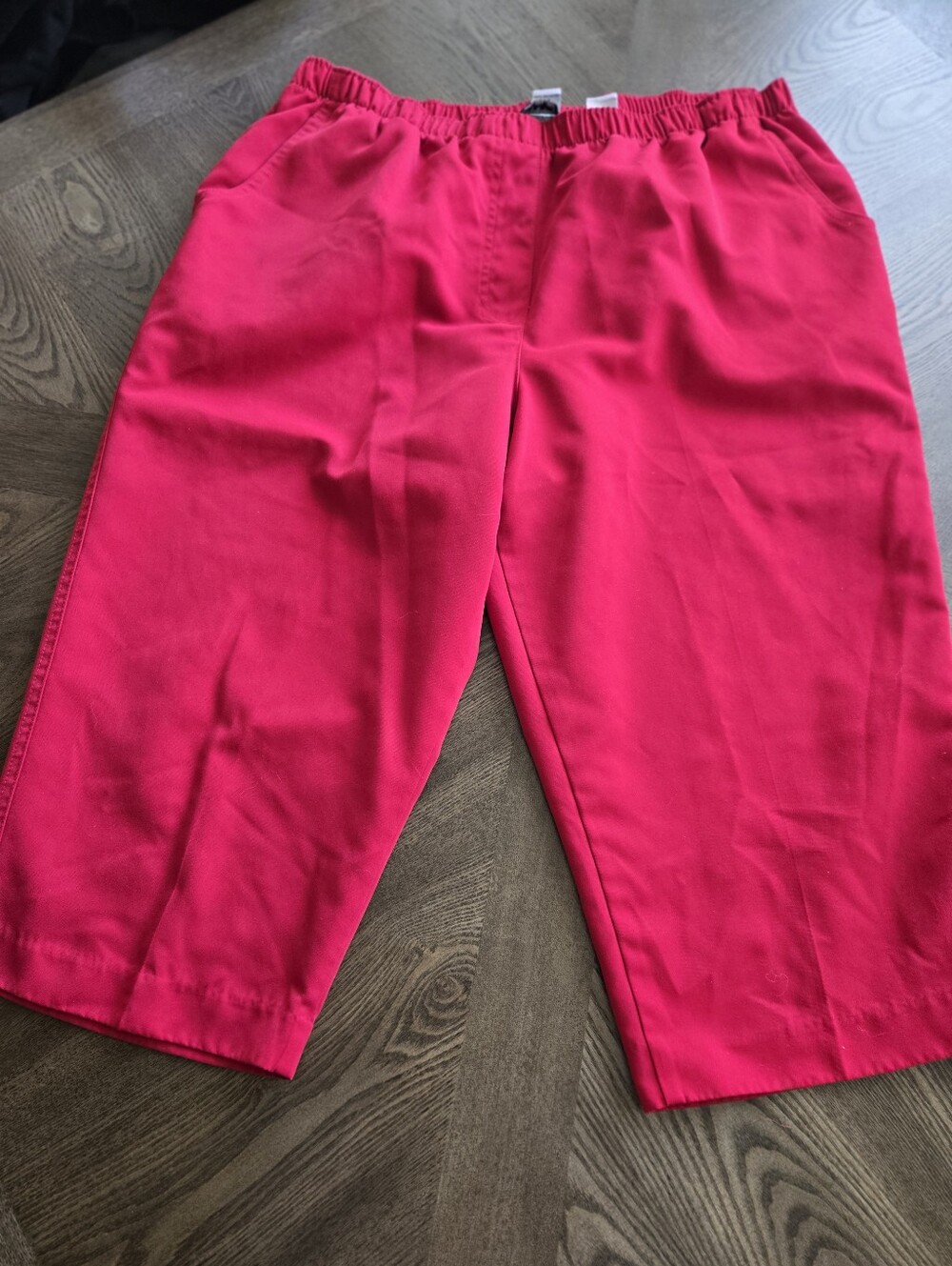 Alia Petites Capri Cropped Pants sz 16P 16 Petite in Red
